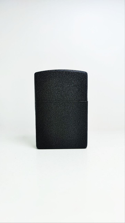 فندک گازی طرح زیپو مدل آسفالتی بدنه فلزی | نمای جلو