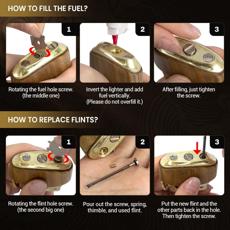 فندک بنزینی هانست مدل اتوماتیک با طراحی فلزی و کیفیت بالا – فروش در فروشگاه تهران زیپو