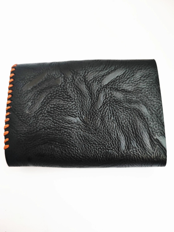 کیف پول چرمی آکاردئونی با ۱۰ جای کارت و محفظه پول دستدوز