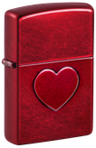 فندک زیپو مدل Stamped Heart – رنگ قرمز Candy Apple کد 46588