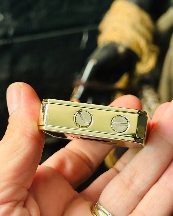 فندک بنزینی هانست (HONEST) مخزن شیشهای با جرقه اتوماتیک