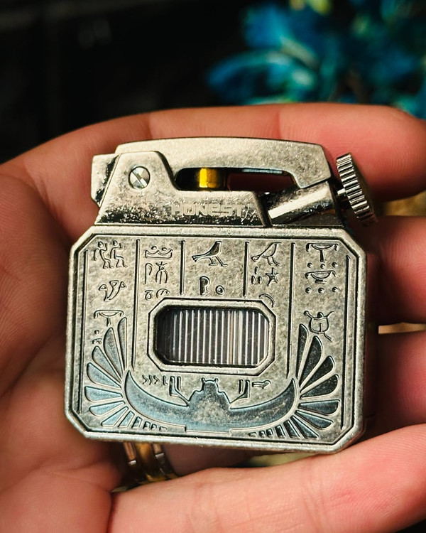 فندک بنزینی هانست (HONEST) مخزن شیشهای با جرقه اتوماتیک