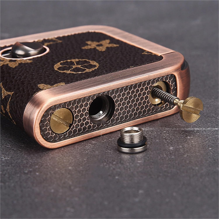 فندک بنزینی اتومات هانست طرح کیف چرم