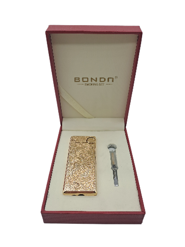 فندک گازی بندن | bondon طرح موج بدنه فلزی اورجینال