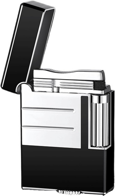 فندک گازی دروی (Derui) بغلزن Line 1 با جعبه چرمی اورجینال