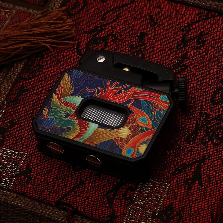 فندک بنزینی هانست (HONEST) مخزن شیشهای با جرقه اتوماتیک