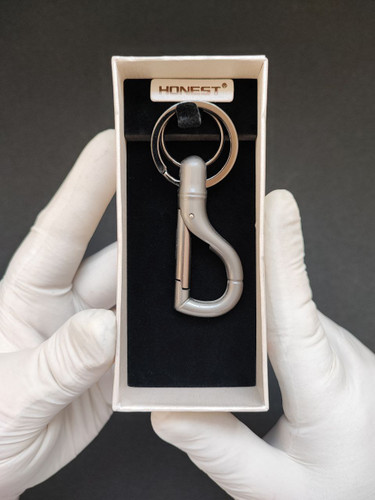 جا کبیدی قلاب فلزی هانست (honest) رنگ دارک سیلور