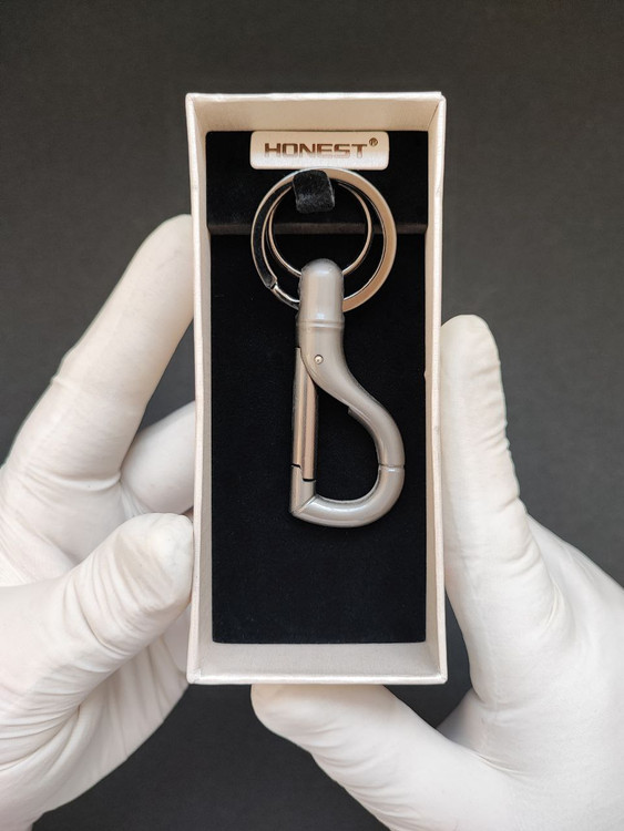 جا کبیدی قلاب فلزی هانست (honest) رنگ دارک سیلور