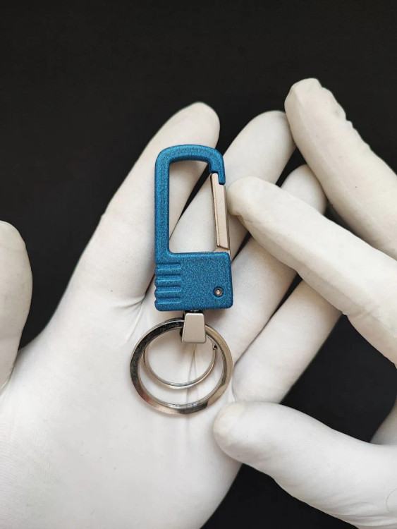 جا کلیدی هانست (honest) قلاب فلزی آبی