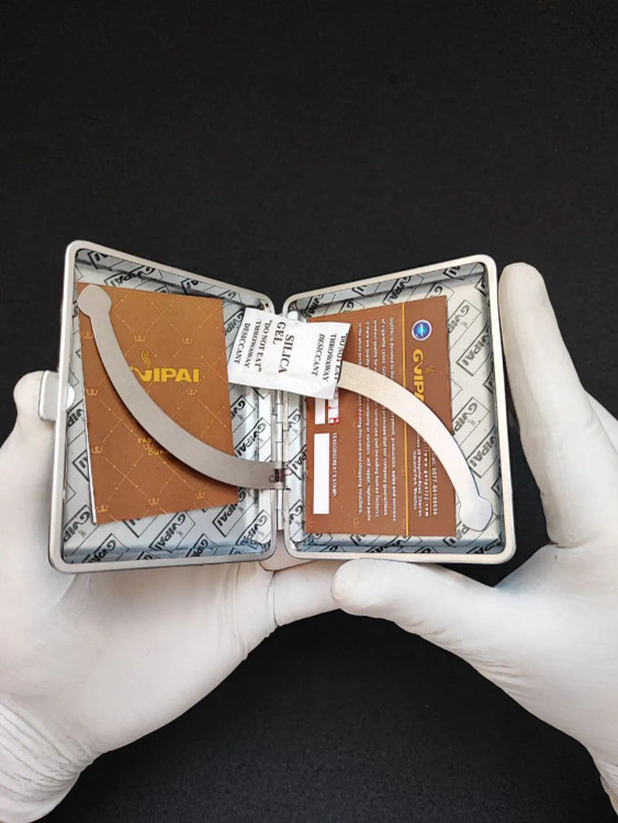 جا سیگاری چرمی گوپای (Guipai) چهار خانه ریز طرح damier ebene