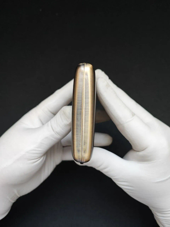 قوطی سیگار گوپای (guipai) بدنه یرنجی طرح راه راه