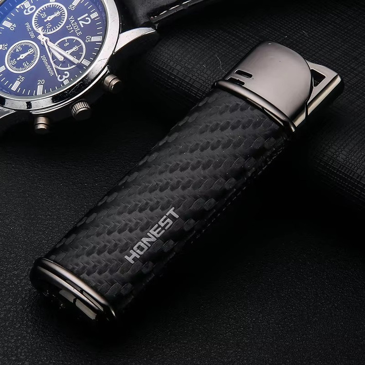 فندک اتمی هانست (HONEST) بدنه چرمی – شعله تیز