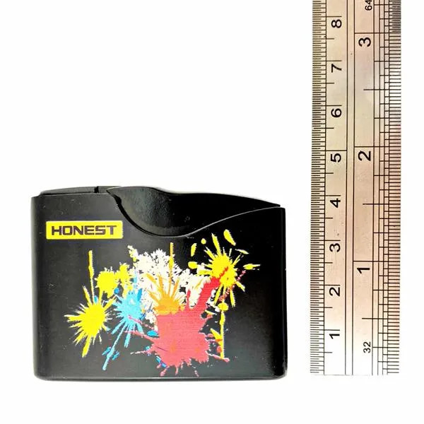 فندک گازی هانست (honest) دکمه ای شعله قرمز