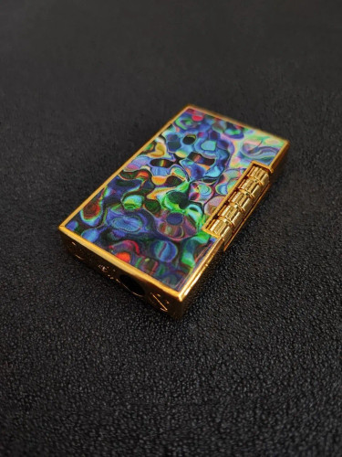 فندک بغل زن برند لایتر (lighter) ابر بادی رنگ آبی