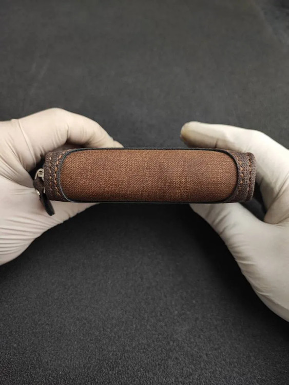 کیف کارت زیپ دار آکاردئونی پارچه ای کد 335050