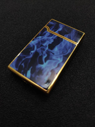 فندک گازی برند لایتر دو شعله ابر بادی کد6060