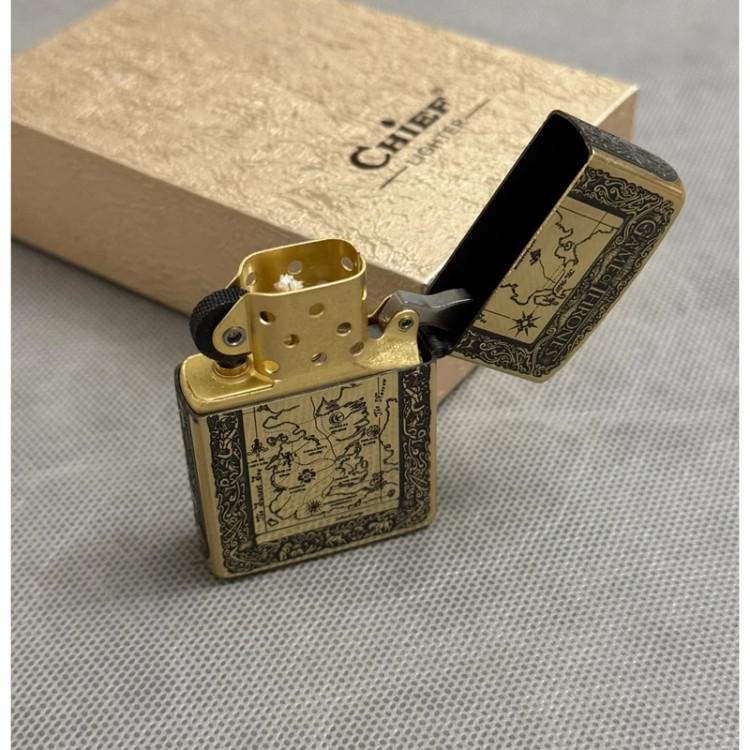 Game of Thrones Chief Gasoline Lighter (540 Degree Engraving) Original