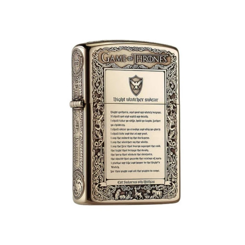 Game of Thrones Chief Gasoline Lighter (540 Degree Engraving) Original