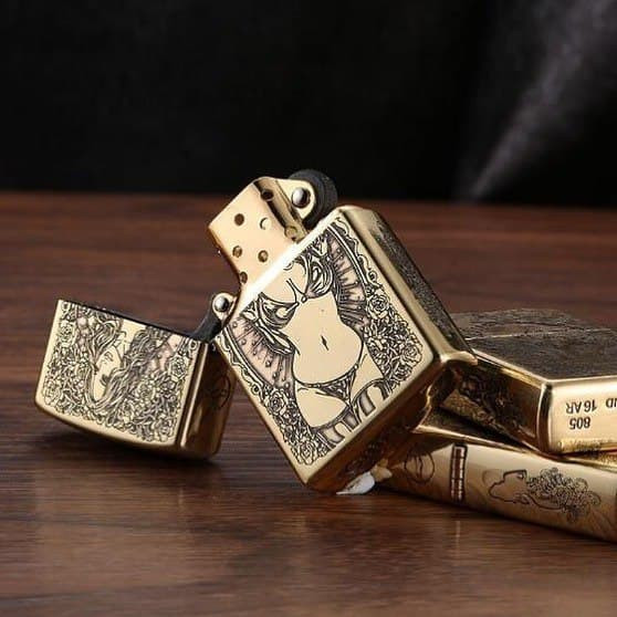 فندک بنزینی برند Chief طرح الهه یونان اورجینال