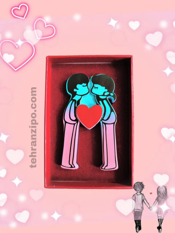 فندک فانتزی گازی برند لایتر طرح love is
