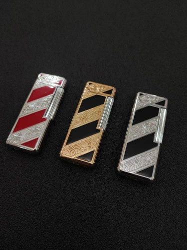 فندک گازی باریک بغل زن برند لایتر دو رنگ