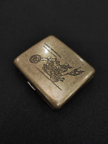 جاسیگاری برند گوپای بدنه برنجی طرح هارلی