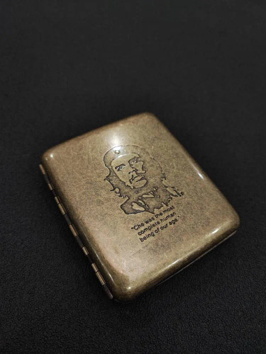 جاسیگاری برند گوپای بدنه برنجی طرح چگوارا