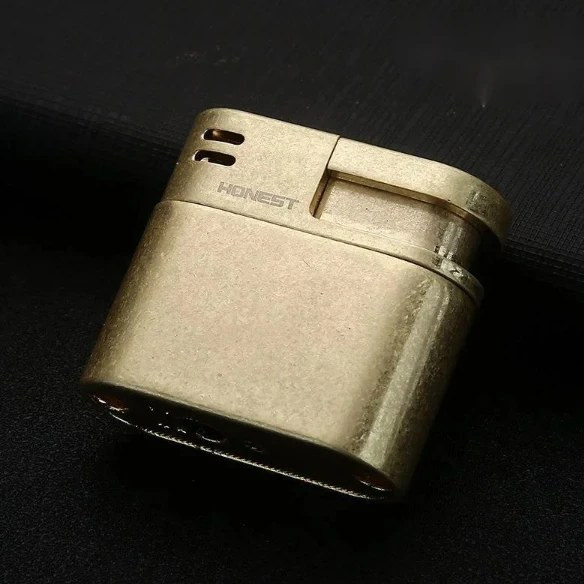 فندک گازی پیپ هانست(honest) بدنه فلزی اورجینال