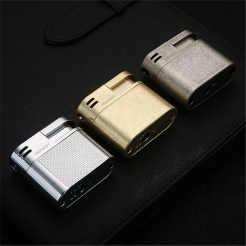 فندک گازی پیپ هانست(honest) بدنه فلزی اورجینال