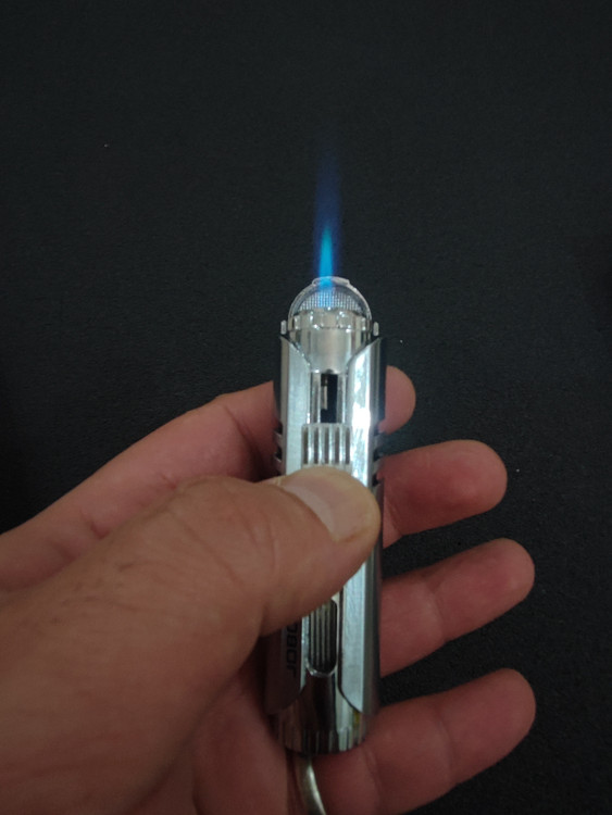 فندک اتمی جوبن تک شعله بدنه فلزی