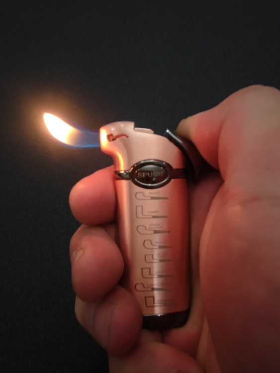 فندک پیپ برند spunk بدنه فلزی