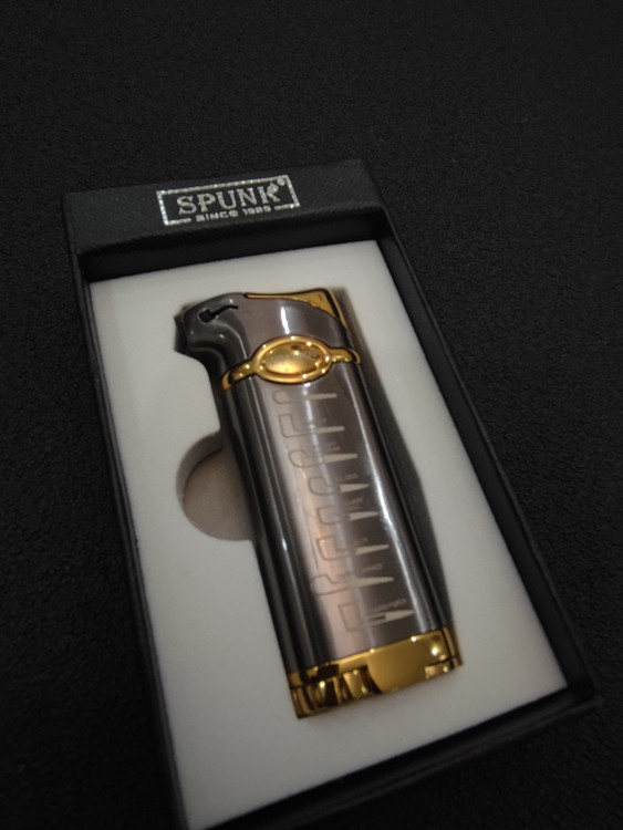 فندک پیپ برند spunk بدنه فلزی