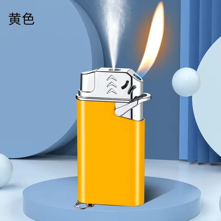 فندک گازی برند lighter دارای مخزن عطر و شاستی اسپری