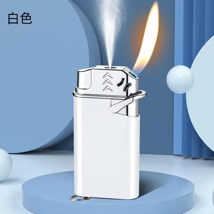 فندک گازی برند lighter دارای مخزن عطر و شاستی اسپری
