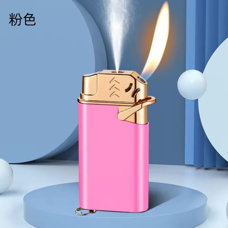 فندک گازی برند lighter دارای مخزن عطر و شاستی اسپری