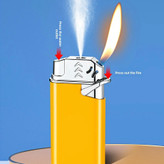 فندک گازی برند lighter دارای مخزن عطر و شاستی اسپری