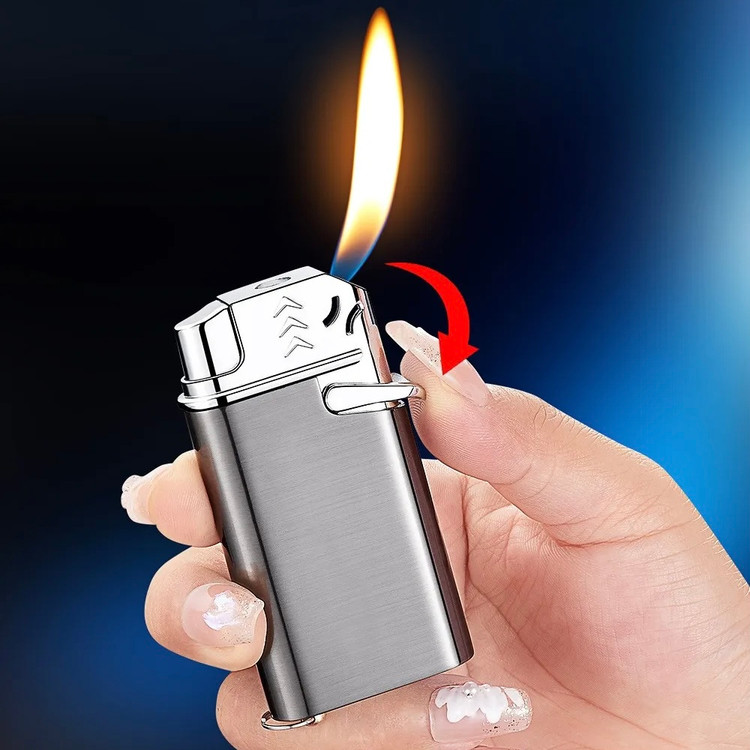 فندک گازی برند lighter دارای مخزن عطر و شاستی اسپری