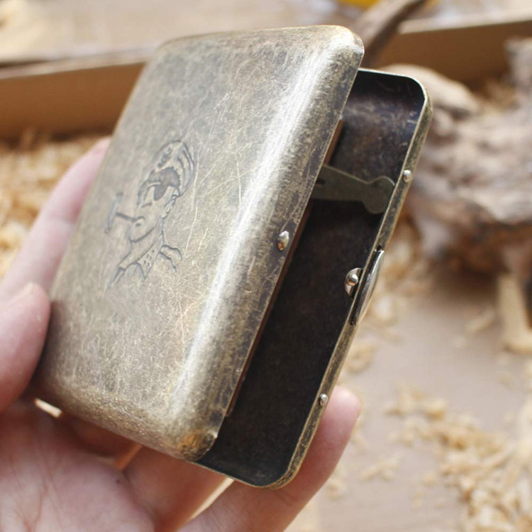 جای سیگار برند گوپای بدنه برنجی مناسب برای سیگارهای کوتاه و ضخیم اورجینال