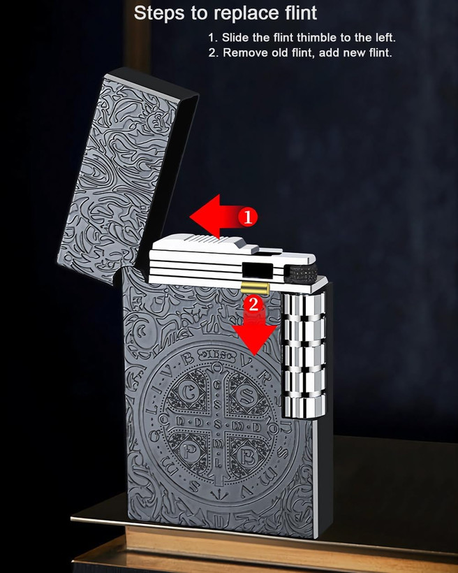 فندک بغل زن گازی برند lighter طرح کنستانتین کد 20232
