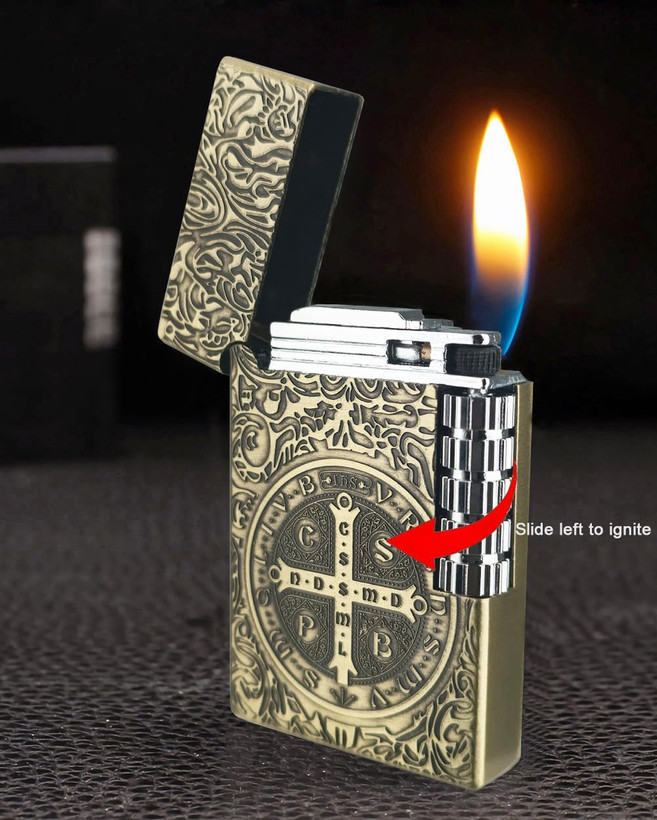 فندک بغل زن گازی برند lighter طرح کنستانتین کد 20232