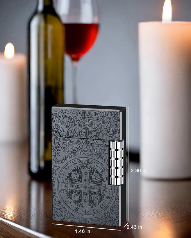 فندک بغل زن گازی برند lighter طرح کنستانتین کد 20232
