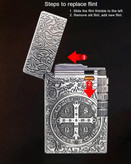 فندک بغل زن گازی برند lighter طرح کنستانتین کد 20232