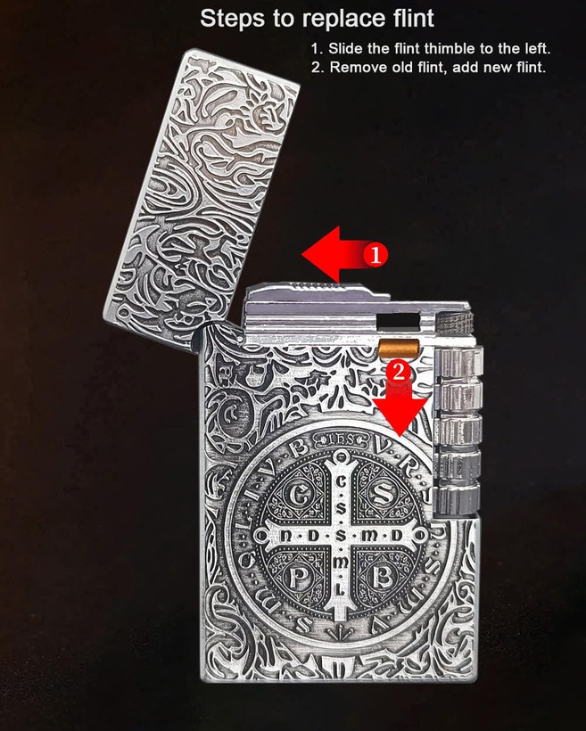 فندک بغل زن گازی برند lighter طرح کنستانتین کد 20232