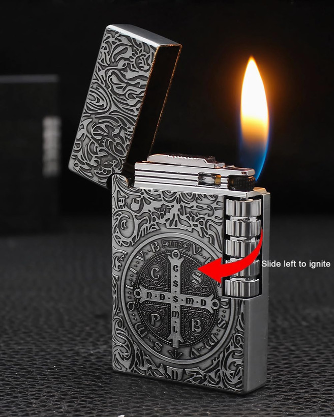 فندک بغل زن گازی برند lighter طرح کنستانتین کد 20232