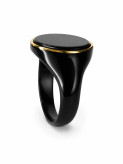 انگشتر مردانه استیل مشکی مدل Royale Black