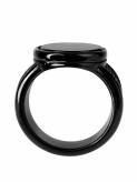 انگشتر مردانه استیل مشکی مدل Shadow Crown