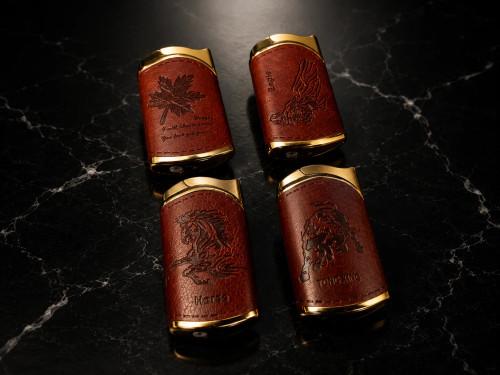 فندک اتمی لایتر (lighter) بدنه چرمی