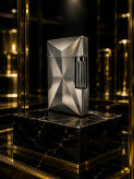 فندک گازی بغل زن برند lighter بدنه فلزی طرح کریستال