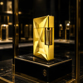 فندک گازی بغل زن برند lighter بدنه فلزی طرح کریستال