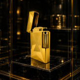 فندک گازی بغل زن برند lighter بدنه فلزی طرح کریستال